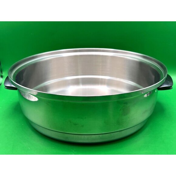 Lifetime Stainless Steel 2 Qt. Sauce Pan Double Boiler Lid Kitchen Cookware VTG - Picture 6 of 12